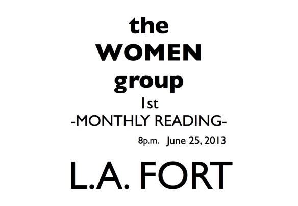MONTHLY READING @ L.A. FORT