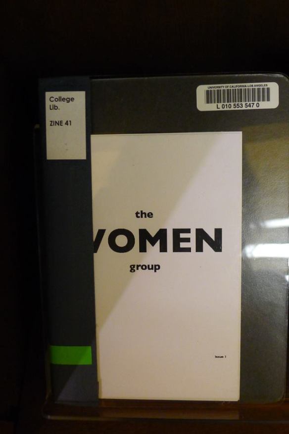 the WOMEN group @ UCLA Library